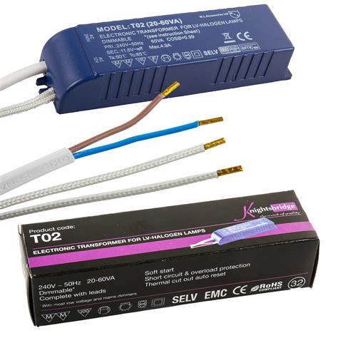 electronic transformer for lv halogen lamps 20-60va|electronic converter for halogen lamps.